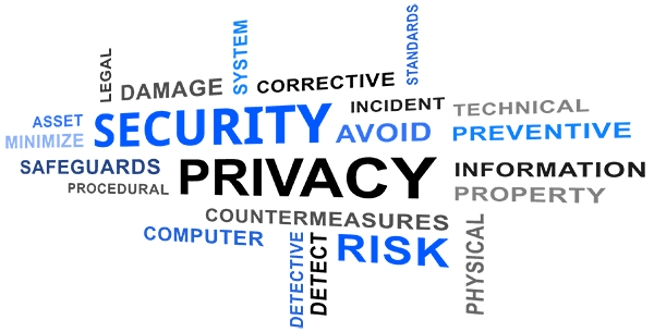 Privacy and Security Word Cloud